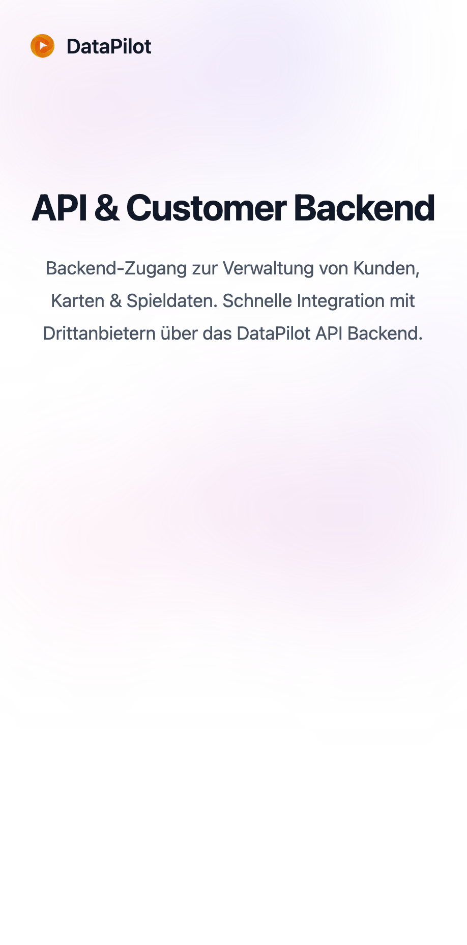 ArcadePilot DataPilot